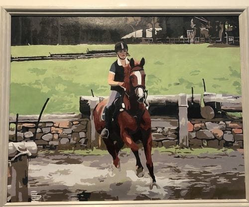 Customer photo review of Custom Paint by Numbers