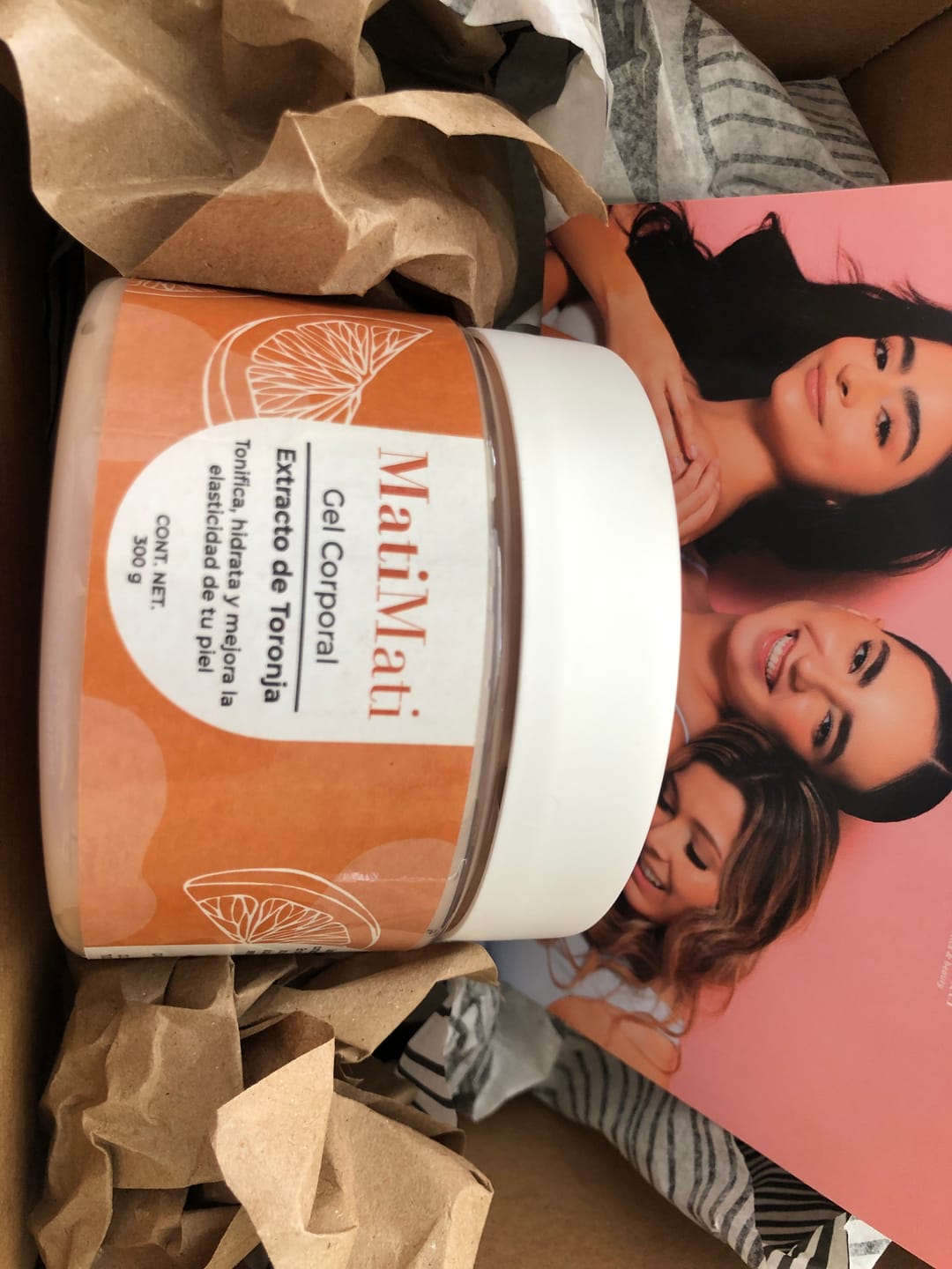 Customer photo review of Gel Corporal Extracto Toronja