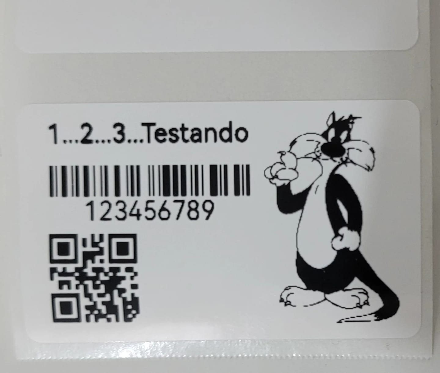 Customer photo review of B3S 3 Inch Label Printer with Tape - Streamline Your Labeling and Receipt Printing