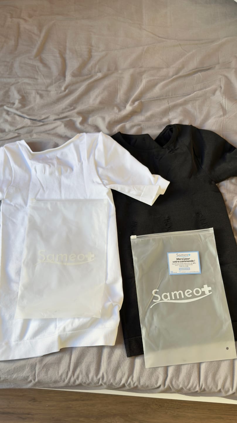 Customer photo review of T-Shirt Correcteur de posture et gainant - Mixte | Sameo