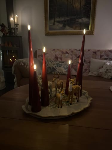 Customer photo review of Kegle lys D 5 x H 20 cm Bordeaux