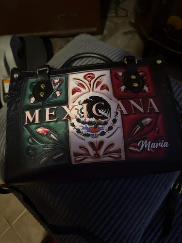 Customer photo review of Mexicana - Personalized Leather Handbag MEX03