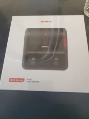 Customer photo review of B3S 3 Inch Label Printer with Tape - Streamline Your Labeling and Receipt Printing