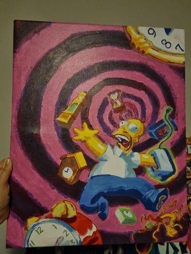 Customer photo review of Custom Paint by Numbers