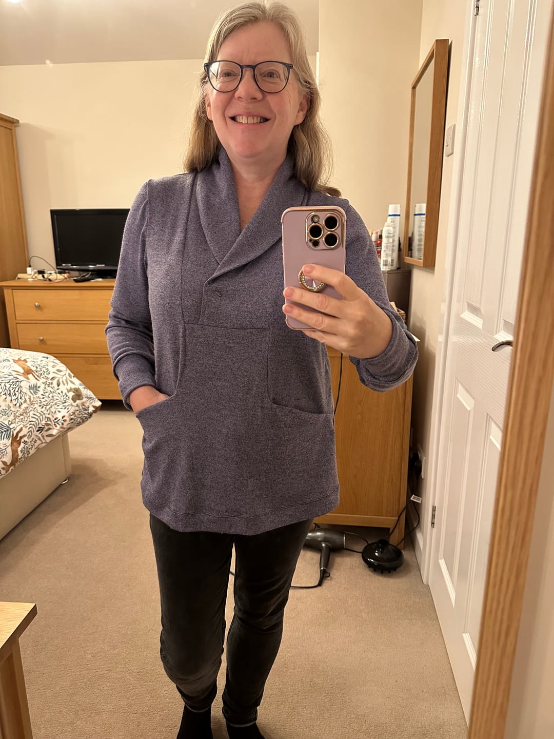 Customer photo review of Melange Knit Fabric