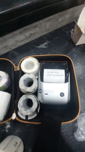 Customer photo review of B1 Inkless Thermal Label Printer, Create Professional Labels with Ease