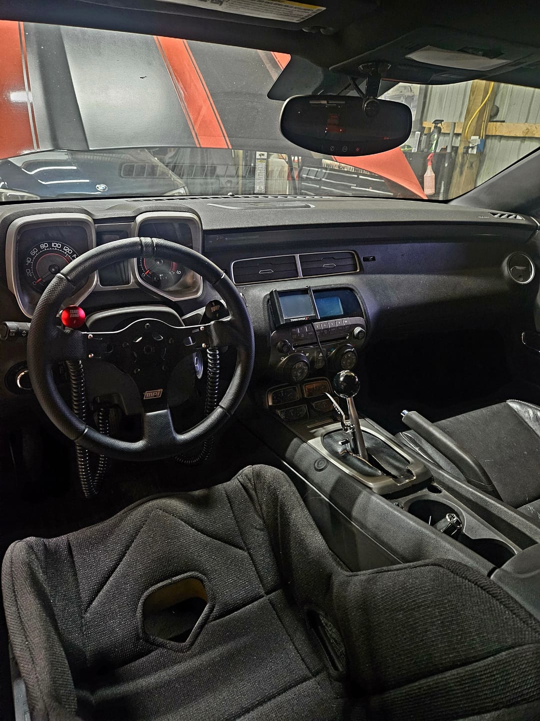 Customer photo review of Motion Raceworks Single Push Button Steering Wheel Bracket 15-00004