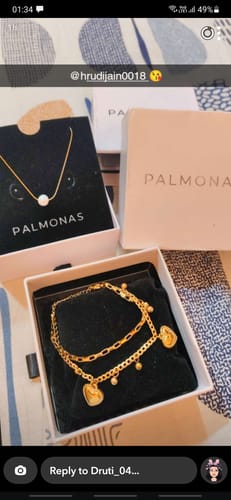 Customer photo review of Delicate Pearl Necklace