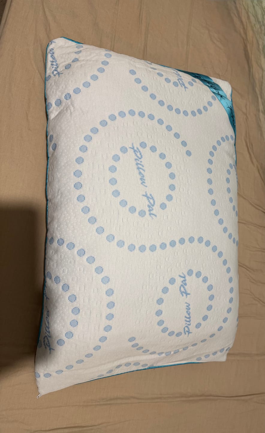Customer photo review of Cool Memory Foam Pillow