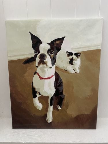 Customer photo review of Custom Paint by Numbers