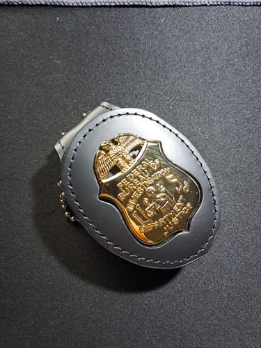 Customer photo review of FBI Department of Justice Clip-type Badge Replica Props 2.2"x1.5"