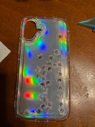 Customer photo review of Shaker Case™ with Custom Charms