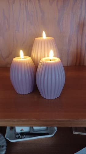 Customer photo review of LED Rillelys D 7,5 x H 10 cm Lilla