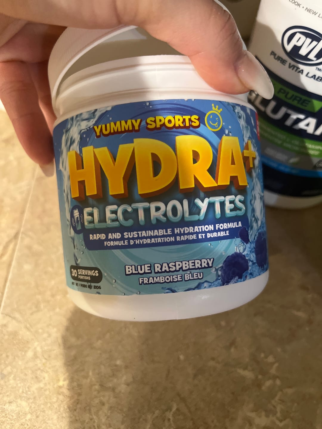 Customer photo review of Yummy Sports - Hydra+Électrolytes 210g