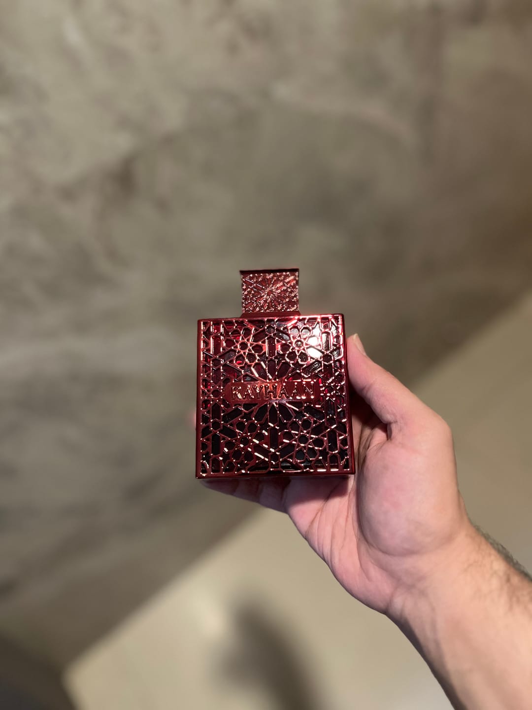 Customer photo review of Rayhaan Crimson Eau De Parfum For Unisex