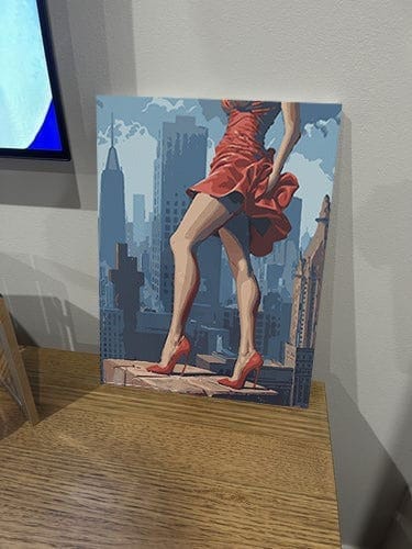 Customer photo review of City Chic III (Paint by Numbers)