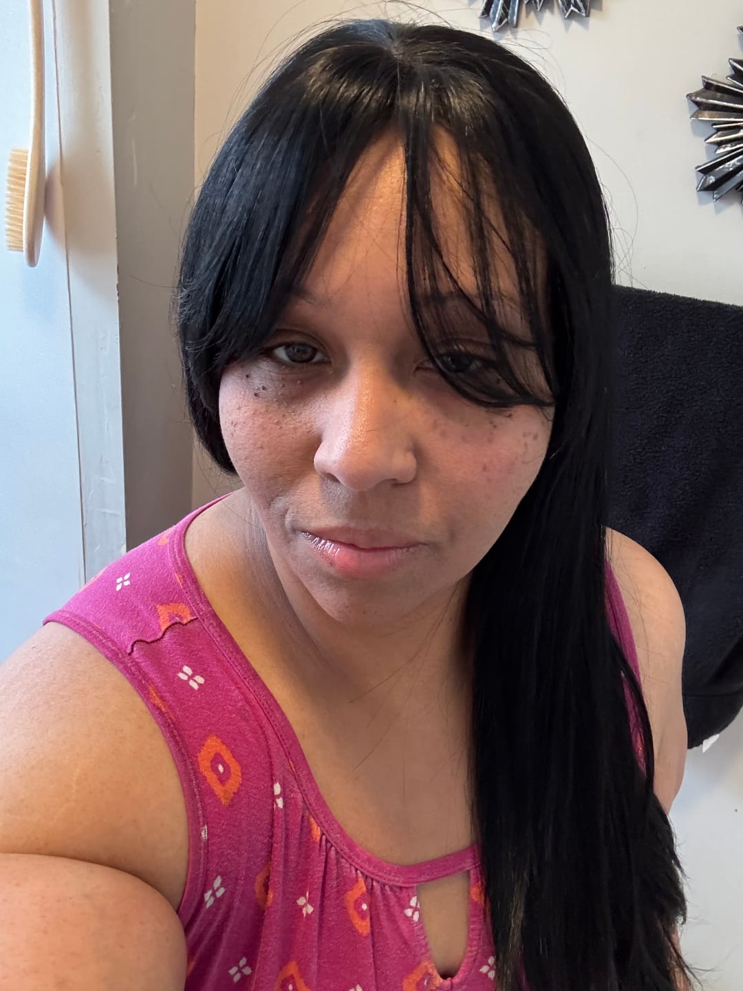 Customer photo review of Shake N Go Masterclass Glueless 13x5 Pre-Plucked HD Lace Front Wig - MAJESTIC