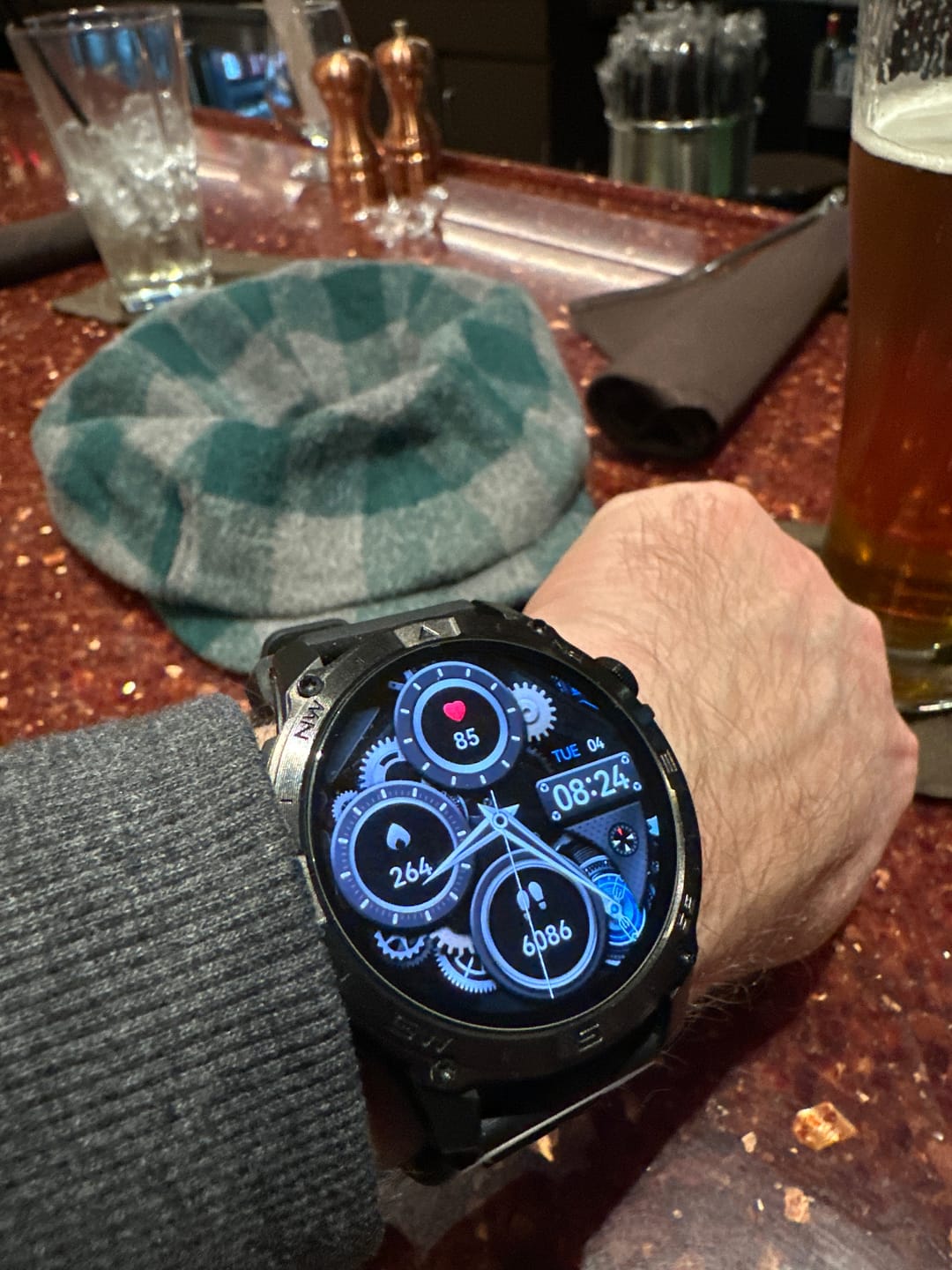 Customer photo review of ZE™ Force Smartwatch – Power Your Day, Track Your Way