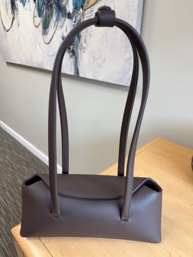 Customer photo review of Mini Chrystie Bag Espresso
