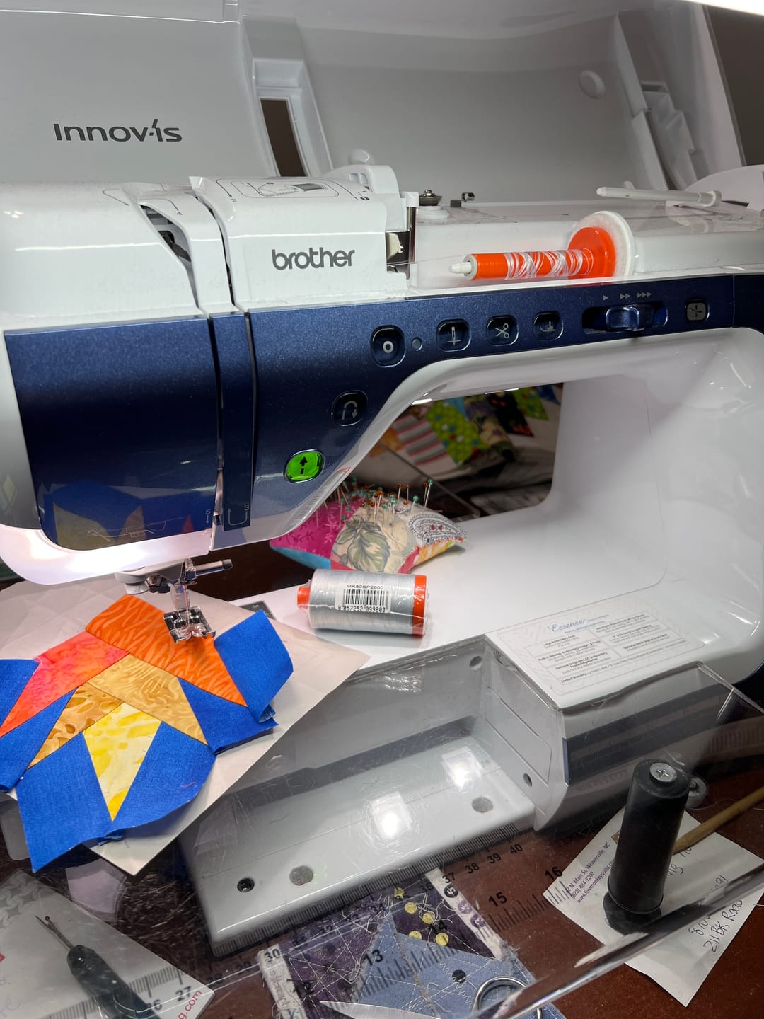 Customer photo review of Aurifil 50wt Mako Cotton Thread (1,422yds)