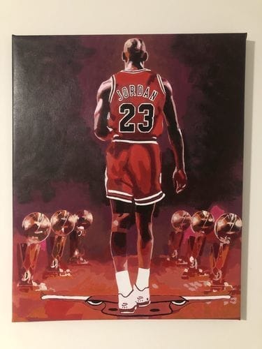 Customer photo review of Custom Paint by Numbers