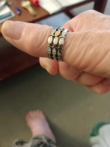 Customer photo review of Swim Against The Current Ring