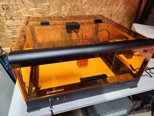 Customer photo review of AtomStack A24 Ultra Optical Power 24W Unibody Frame Laser Engraver
