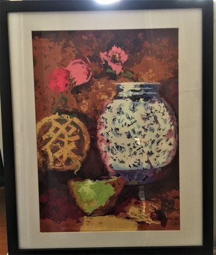 Customer photo review of Custom Paint by Numbers