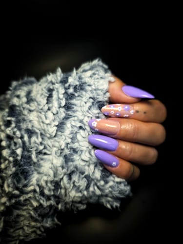 Customer photo review of Gel polish Studios, being crazy, 8ml