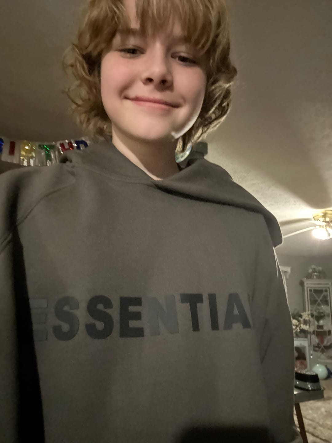 Customer photo review of NEW! Stylish 3:3 Essentials Hooded Sweatshirt 3:3 3SS3NTIALS HOODIE (Black)