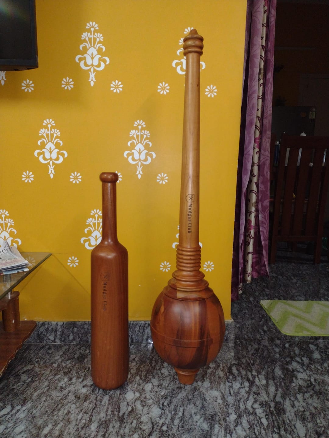 Customer photo review of Indian Hanuman Gada/Mace (4 to 12 kgs)
