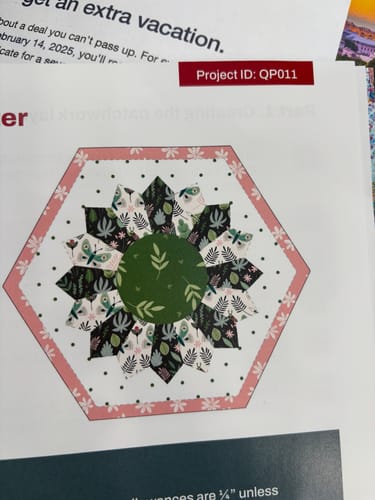 Customer photo review of Mrs Quilty Subscription Box 4