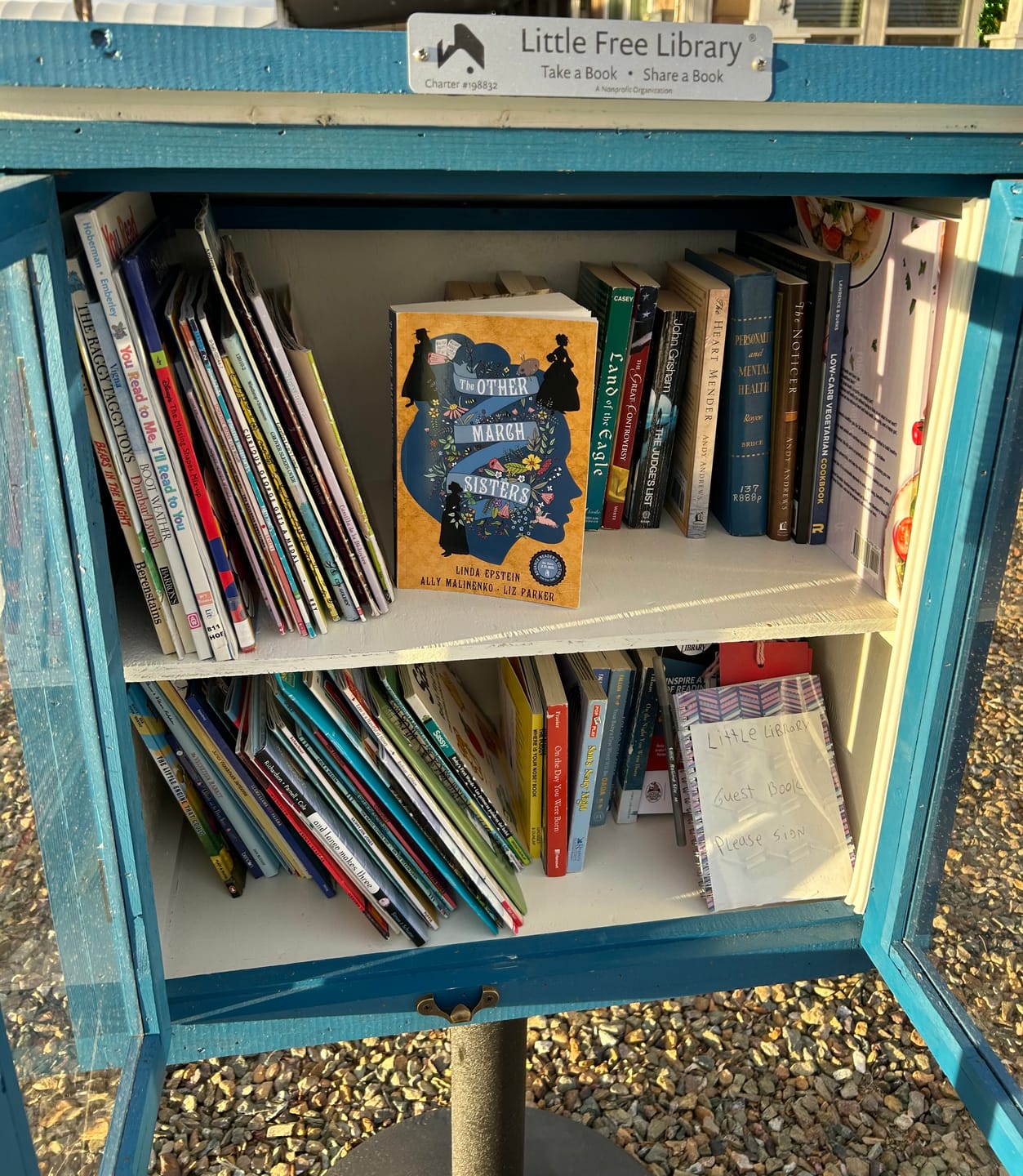 Customer photo review of Little Free Library Official Charter Sign
