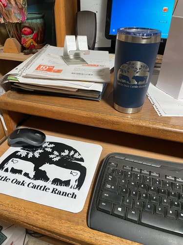 Customer photo review of (6 Pieces) Custom Laser Engraved - 20oz Tumblers
