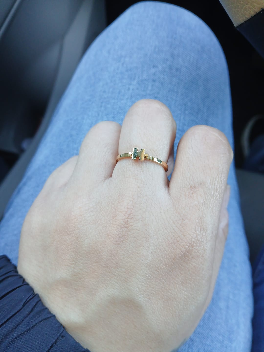 Customer photo review of Puzzle Ring (single)