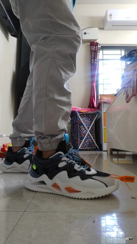 Customer photo review of Moscow Ghost White Low Top Minimalist Classy Sneakers