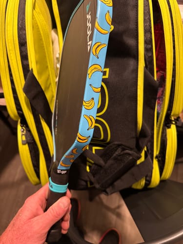 Customer photo review of Go Bananas Edge Tape (3 pack) - Pickleball Paddle Edge Tape