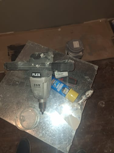 Customer photo review of FLEX FX6151-Z Mud Mixer - Bare Tool