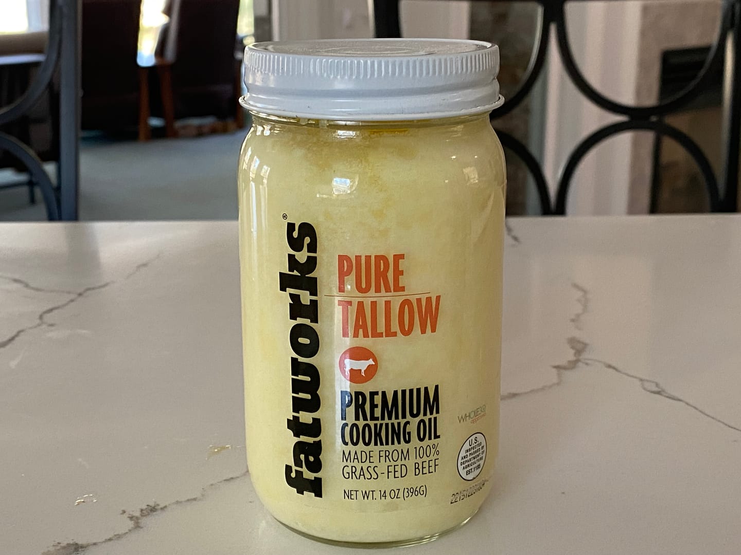 Customer photo review of Grass Fed Beef Tallow (14 oz)