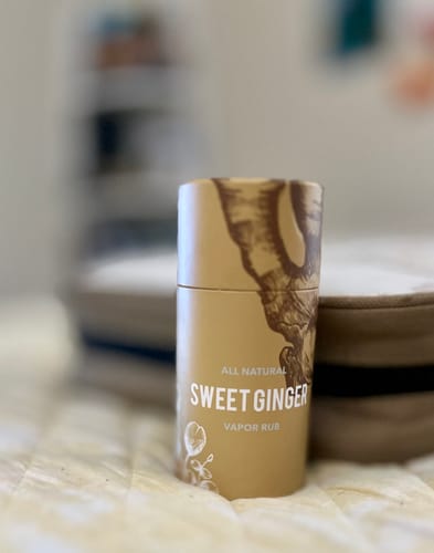 Customer photo review of Sweet Ginger Vapor Rub