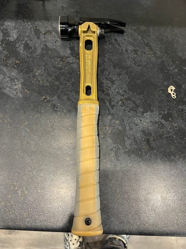 Customer photo review of Martinez Tools |  M4 12oz Goochi Titanium Finishing Hammer