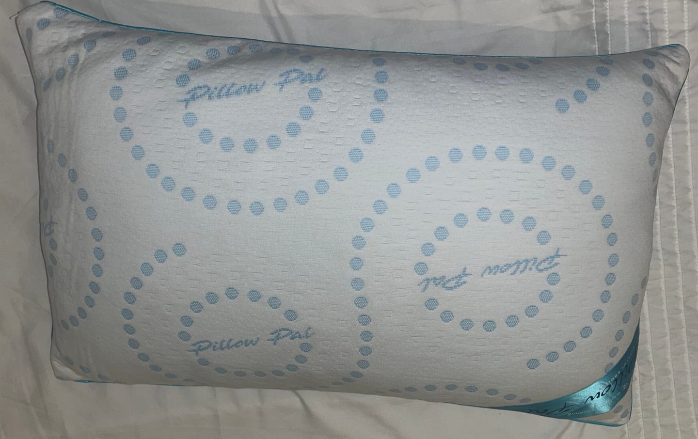 Customer photo review of Cool Memory Foam Pillow