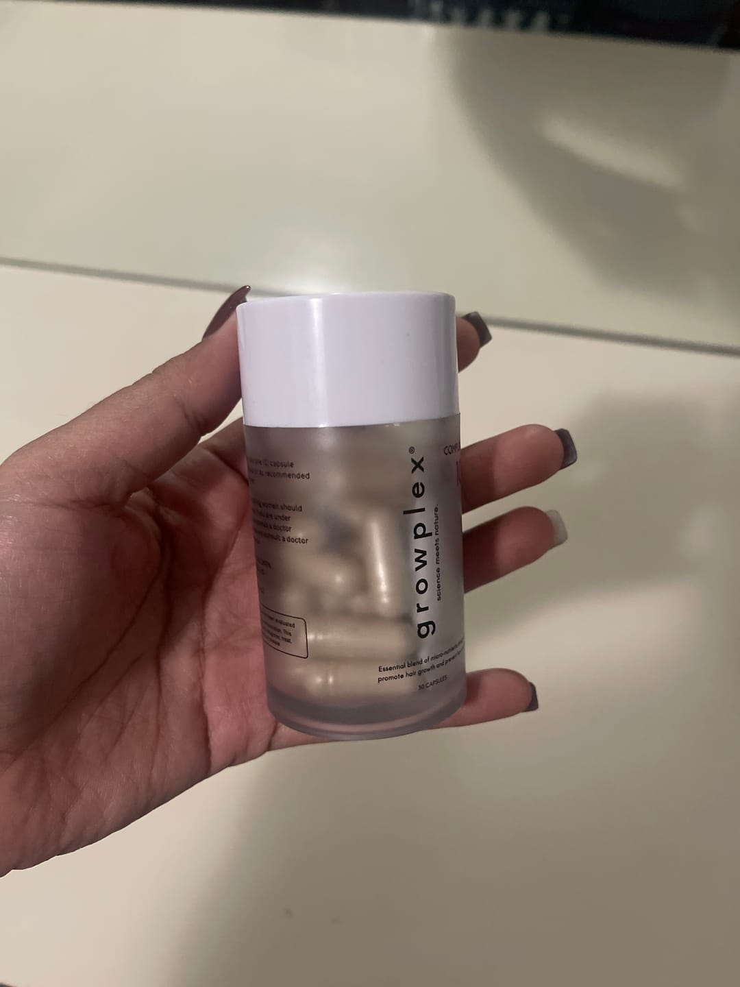 Customer photo review of Complex10™ Hair Growth Supplement