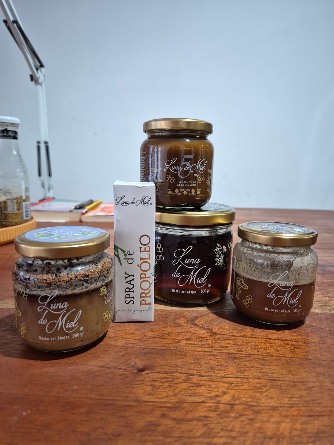 Customer photo review of Miel Cremada con arándanos