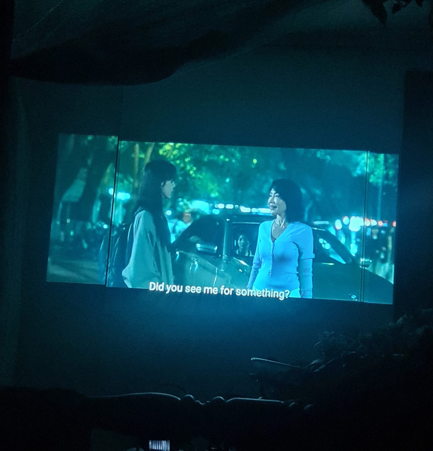 Customer photo review of MovieHub™ Ultra HD Projector + FREE Projector Screen