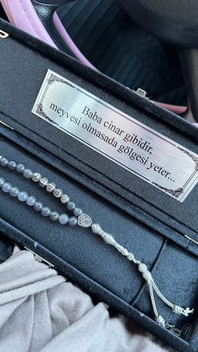 Customer photo review of Namen Tesbih aus Naturstein mit Box