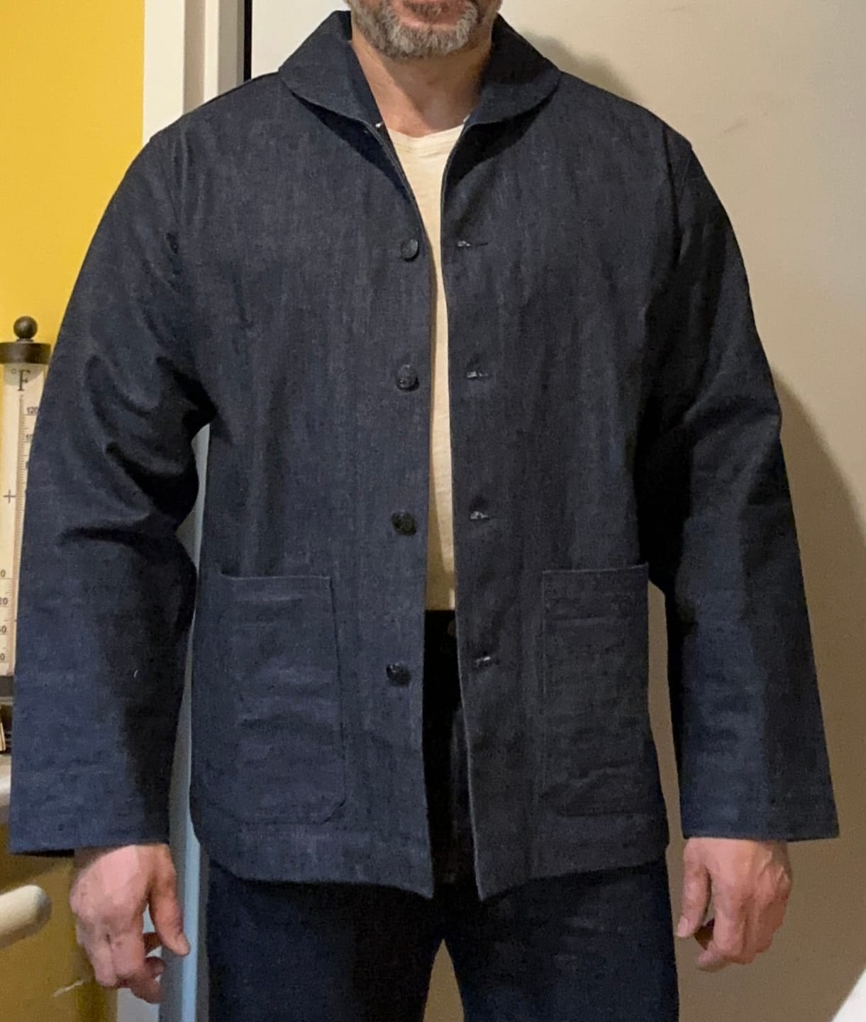 Customer photo review of 1922 USN 2nd Denim Coverall Utility Jacket