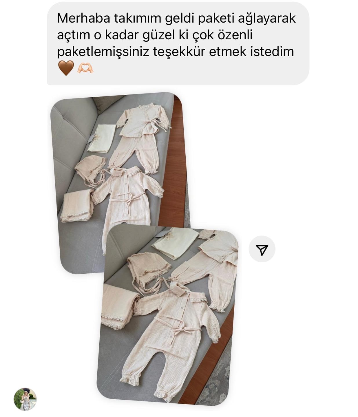 Customer photo review of Bej Anne Şal