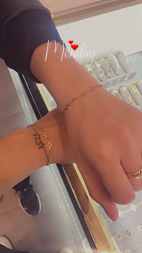 Customer photo review of Permanent jewelry