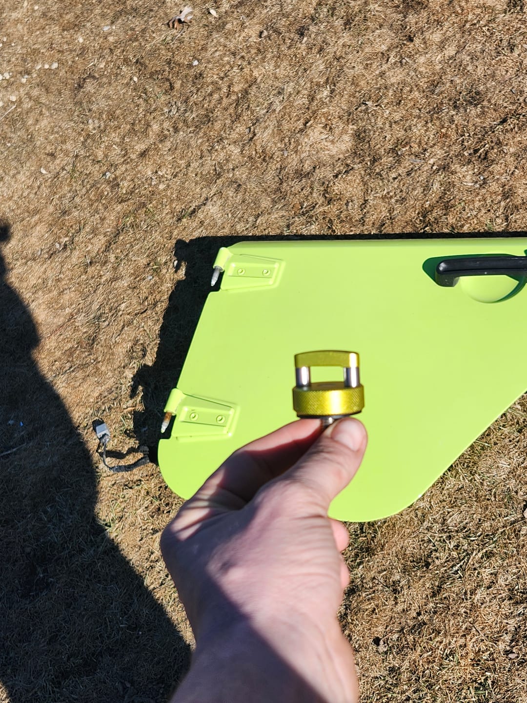 Customer photo review of JEEP Wrangler Hard Top Thumb Screws (Six Piece Set)